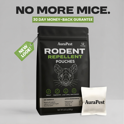 Place These Pouches Anywhere Mice Hide - And Watch Them Disappear.