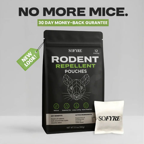 Place These Pouches Anywhere Mice Hide - And Watch Them Disappear.
